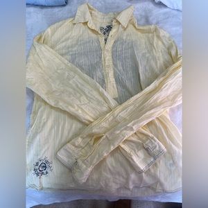 Men’s Guess long sleeve button shirt